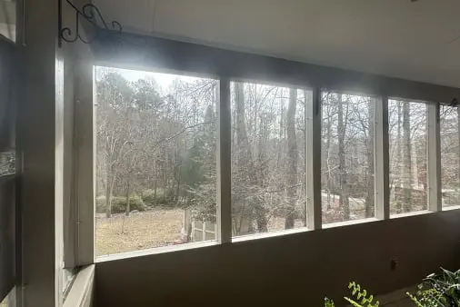 Removable Acrylic Panel For Screened Porch | Sandy Springs Georgia