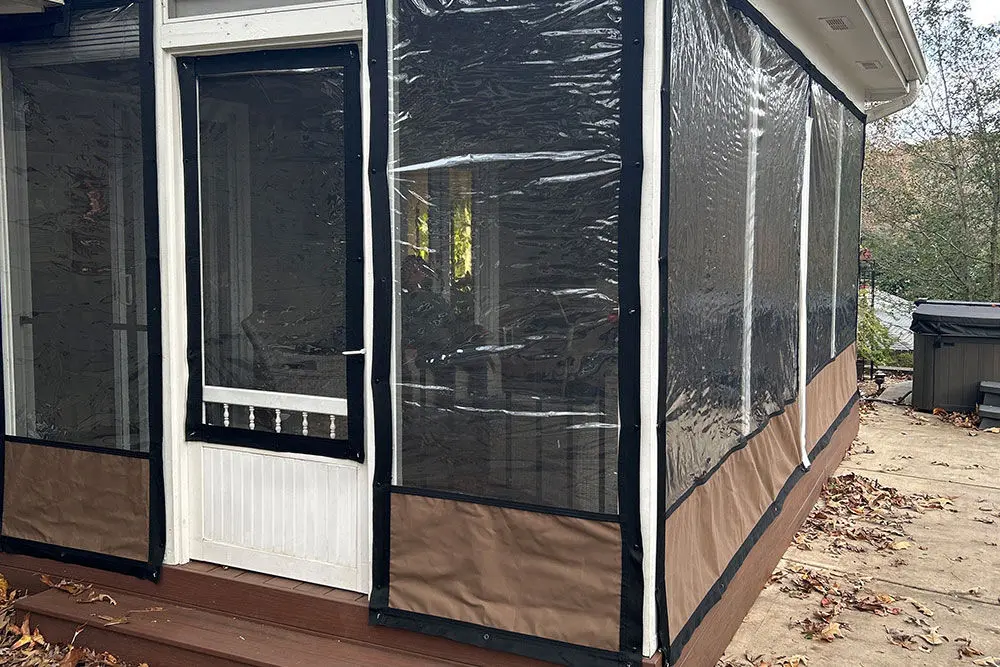 Removable Acrylic Panel For Screened Porch | Atlanta Georgia